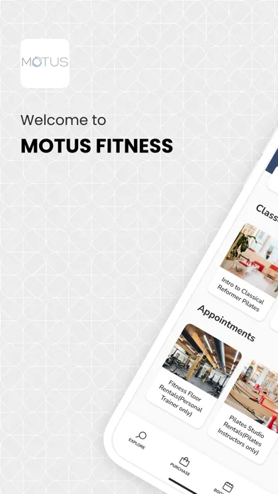 Ảnh chụp màn hình của Motus Fitness