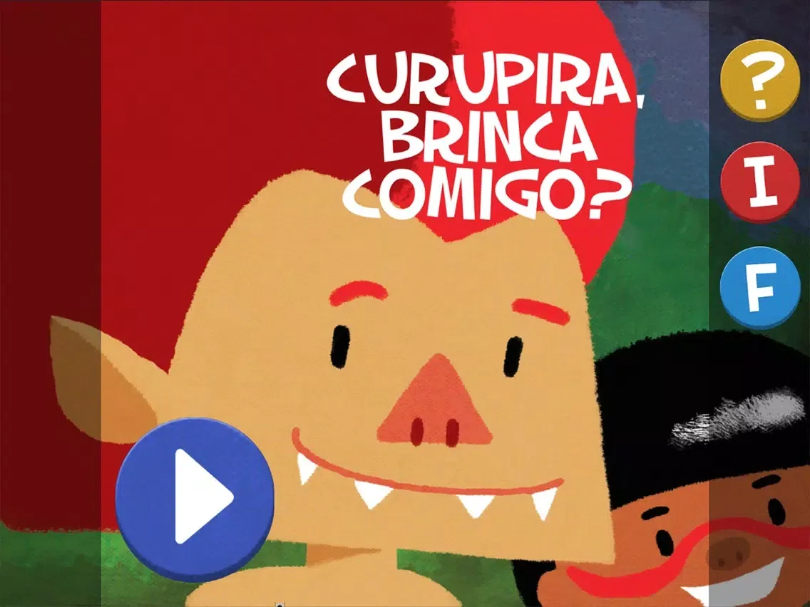 Tangkapan layar Curupira, vem brincar iPad 