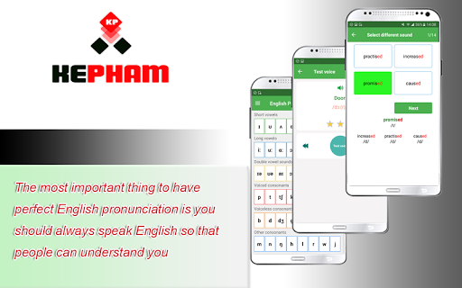 Pronunciation Screenshots