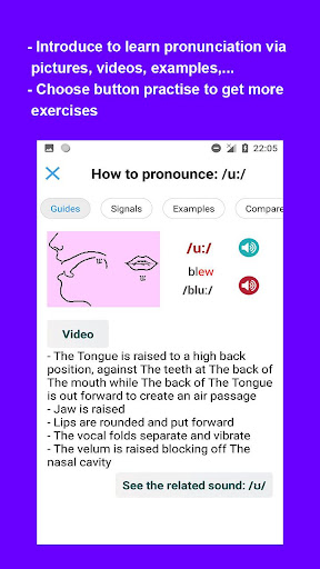 Pronunciation Screenshots