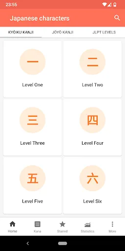 Tangkapan layar Japanese characters (PLUS)