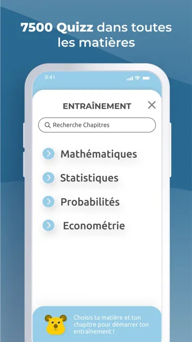 Tangkapan skrin Licence Éco Gestion
