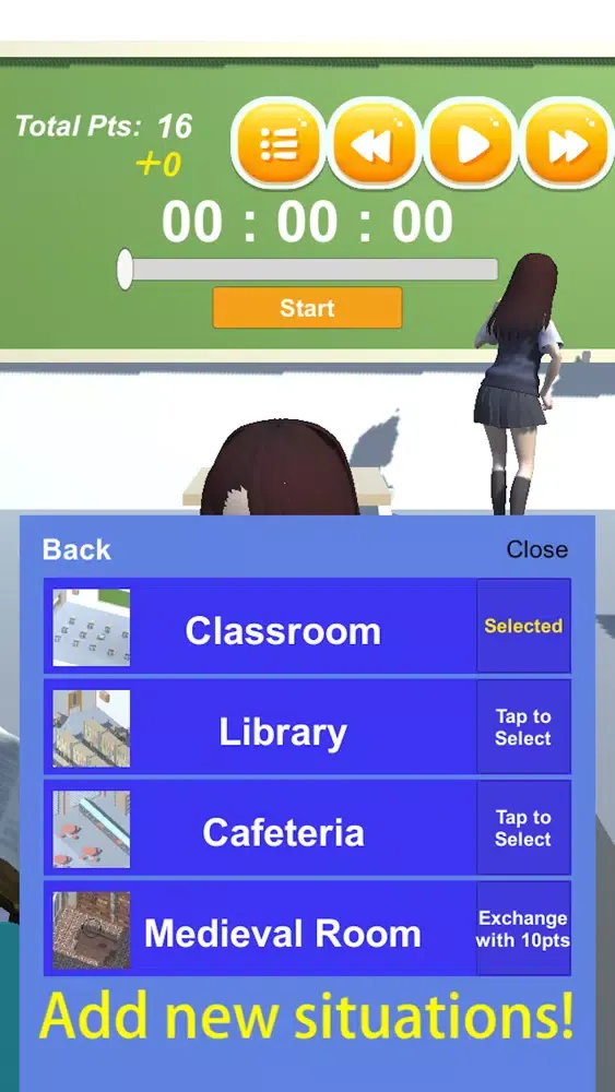 Study with Anime Character Screenshots