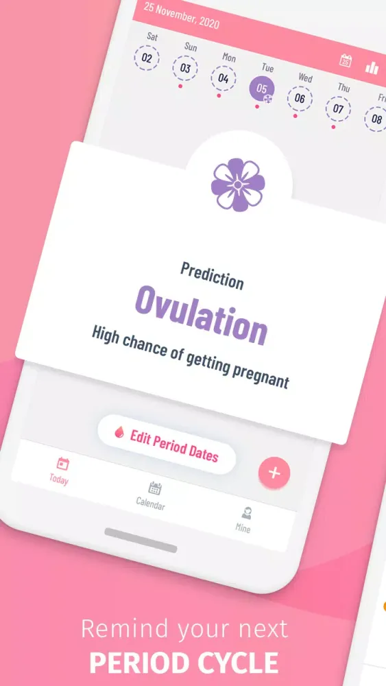 ภาพหน้าจอของ Ovulation Calculator - Pregnan