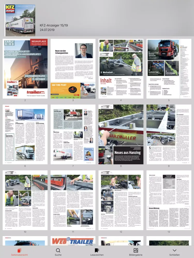 Captures d'écran de KFZ-Anzeiger