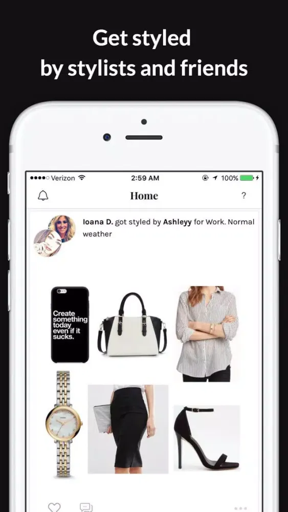 Ảnh chụp màn hình của GlamOutfit closet organizer & outfit planner