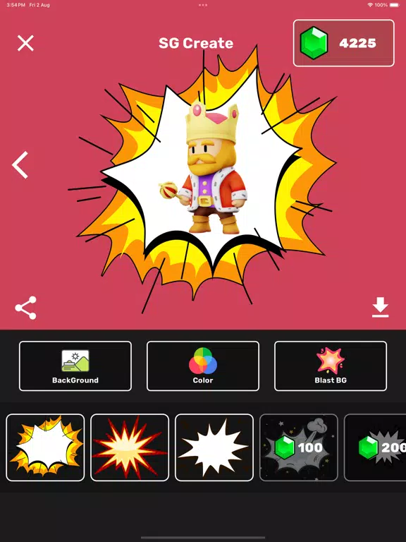 Spin For Stumble Guys Gems iPad  Screenshots