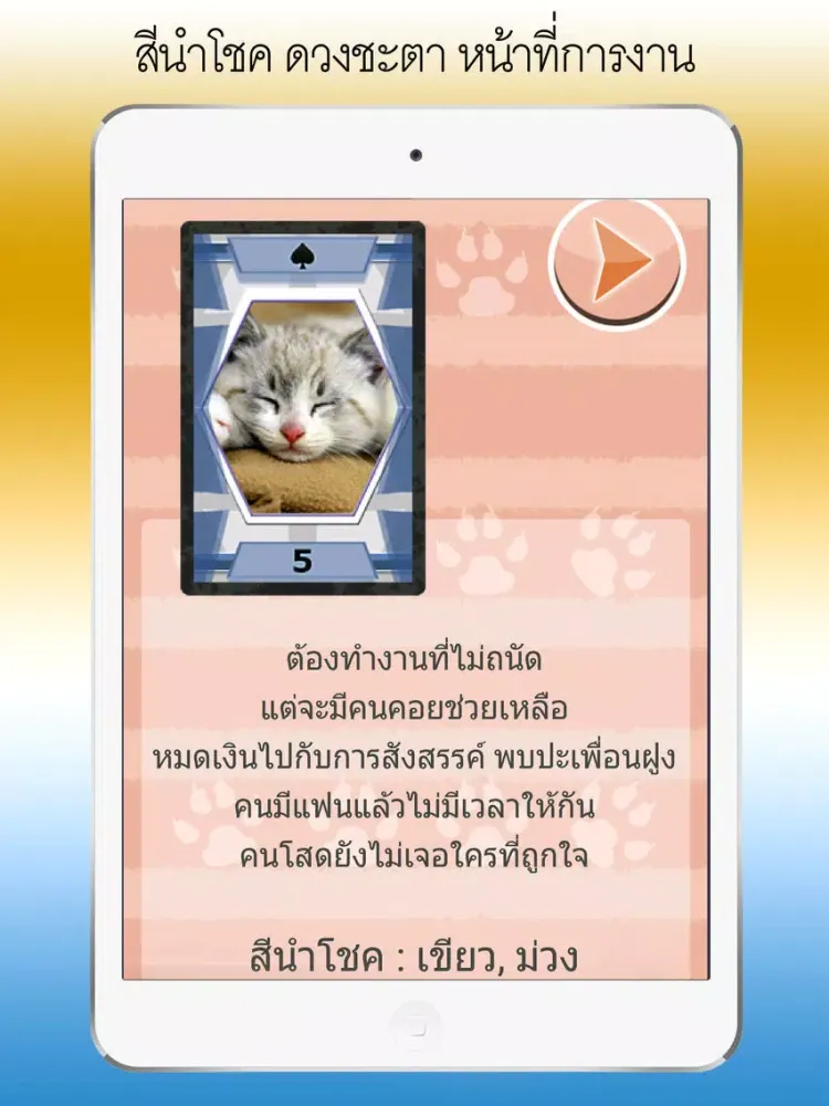 تصاویر ดูดวง ไพ่สัตว์โลกน่ารัก iPad 