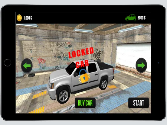 Ảnh chụp màn hình của Dangerous Car Drive In The Sky iPad 