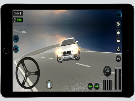 Ảnh chụp màn hình của Dangerous Car Drive In The Sky iPad 