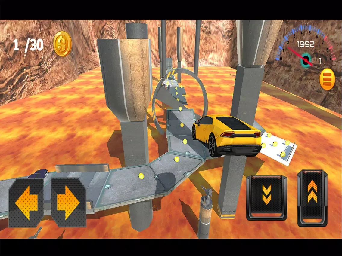 Capturas de pantalla de Hill Stunt Wheels 3D Speed Racing Car iPad 