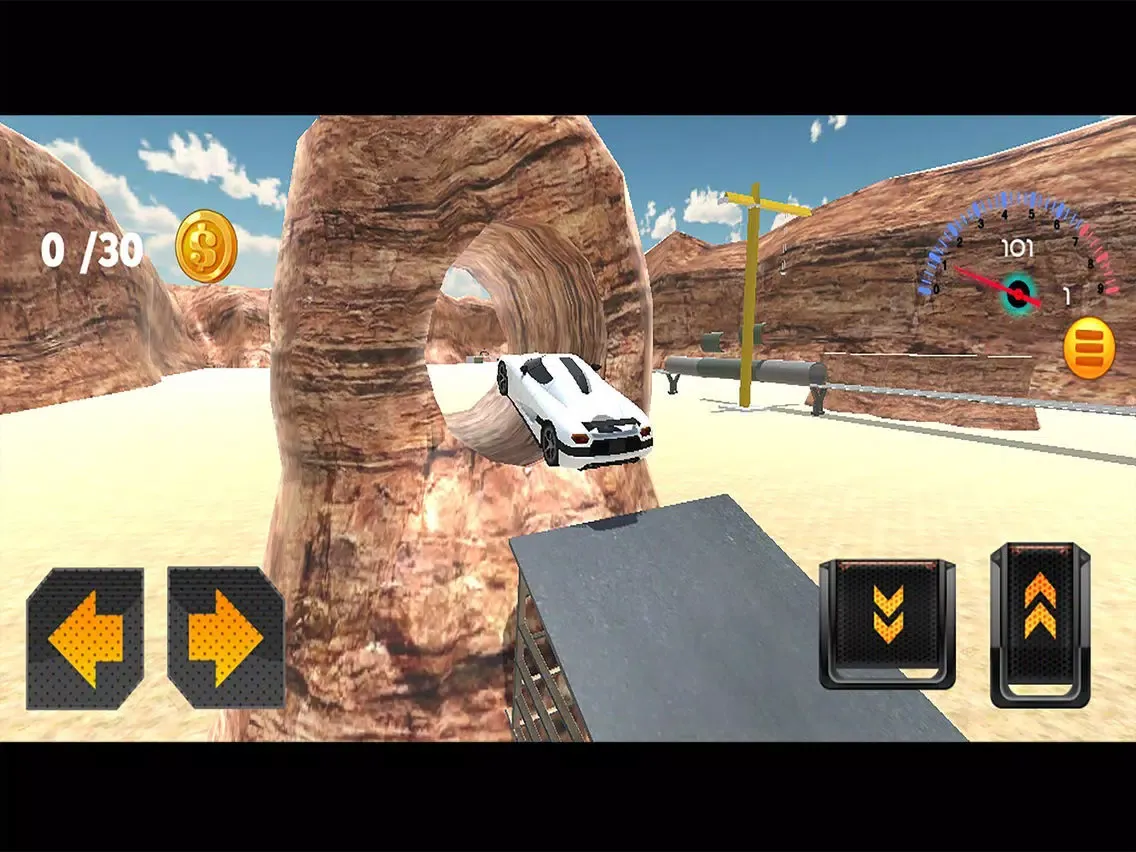 Zrzuty ekranu Speed Stunt Car Racing Game 3D iPad 