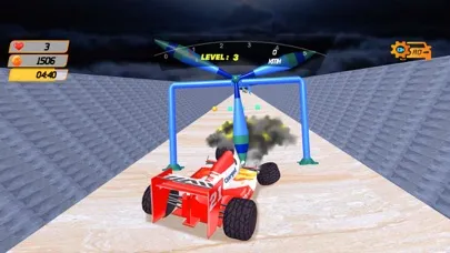 Capturas de tela do Car Crash Ramps! Can You Cross
