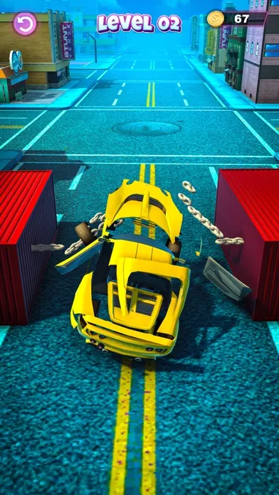 Cars Vs Obstacle course! Stunt স্ক্রিনশট