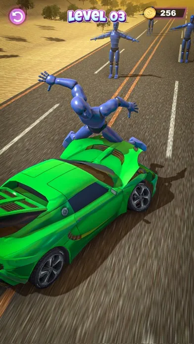 Cars Vs Obstacle course! Stunt স্ক্রিনশট
