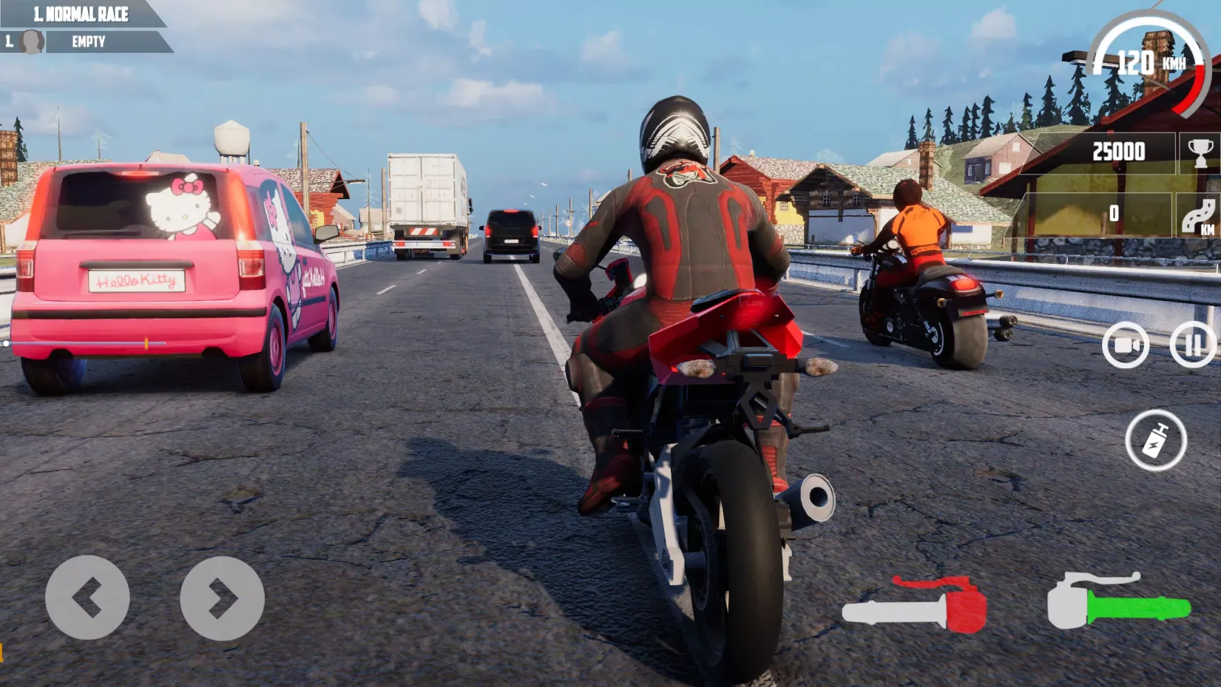 Highway Bike Traffic Racer 3D 스크린샷