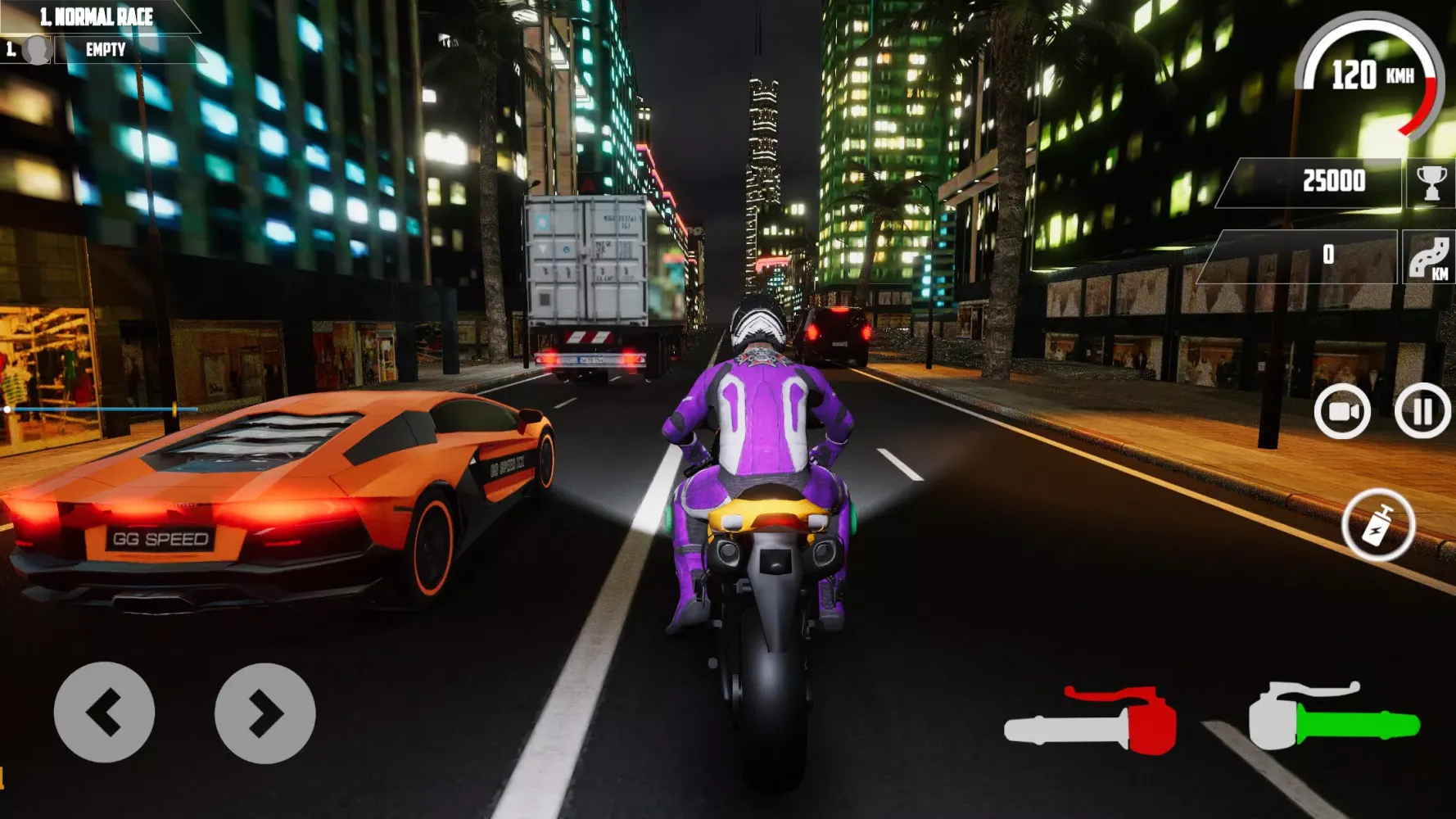 Highway Bike Traffic Racer 3D 스크린샷