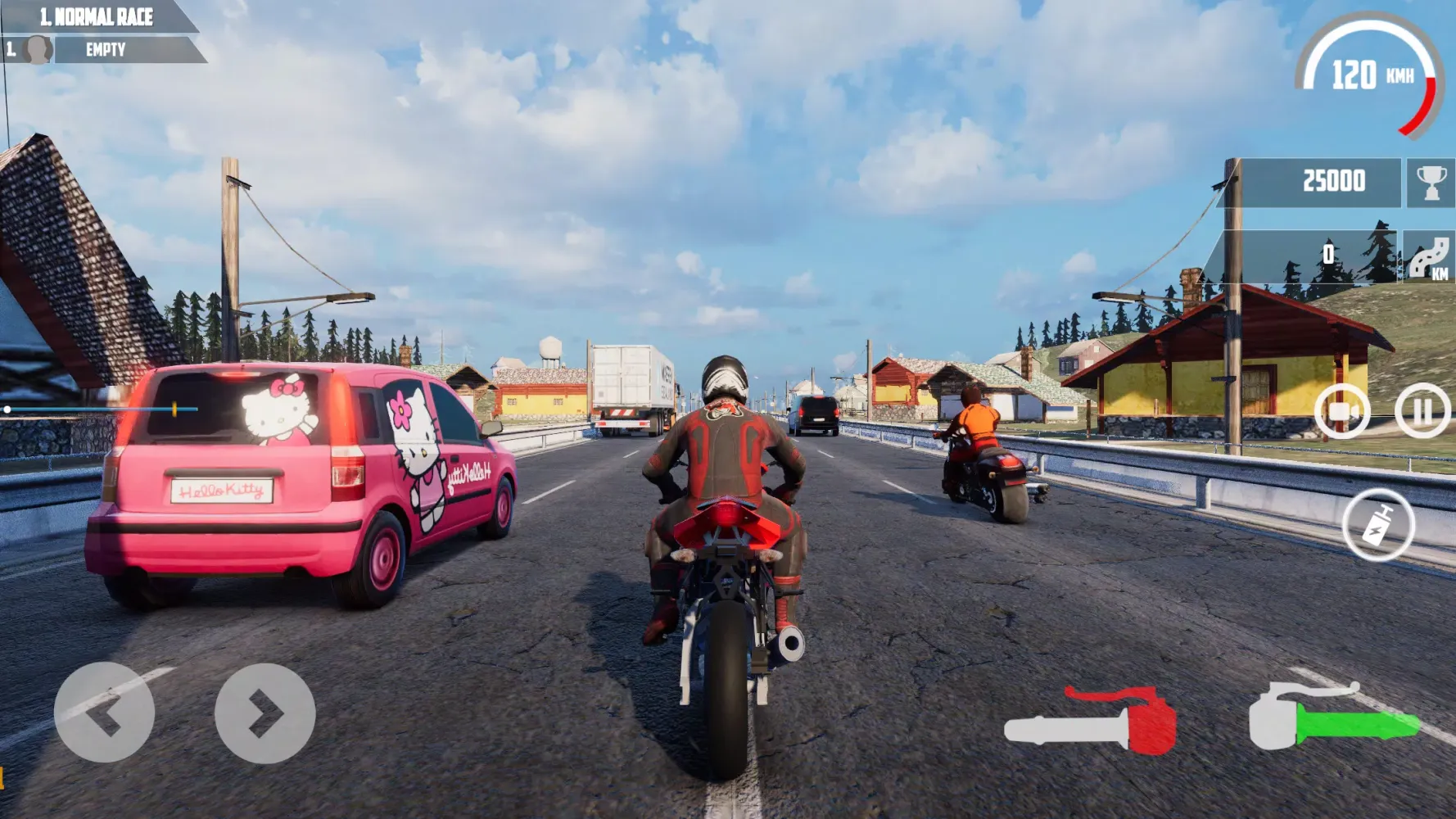 Highway Bike Traffic Racer 3D 스크린샷