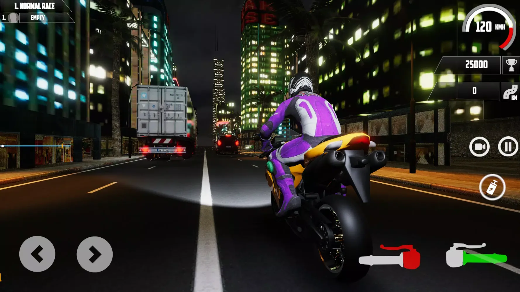 Highway Bike Traffic Racer 3D 스크린샷