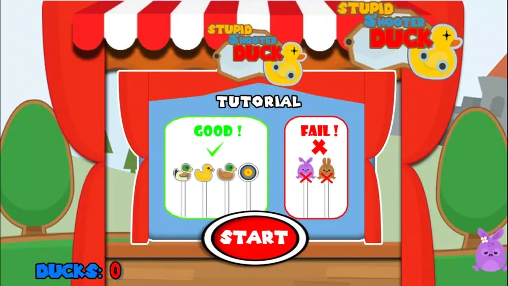 Tangkapan skrin Stupid Shooter Duck