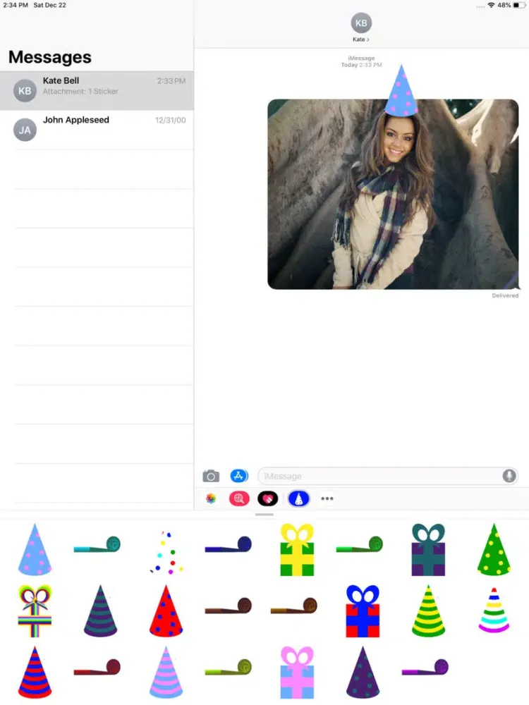 Birthday Bonanza iMessage Pics iPad  스크린샷