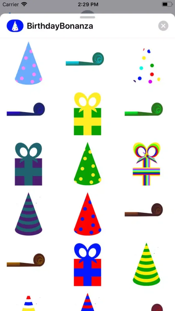 Birthday Bonanza iMessage Pics 스크린샷