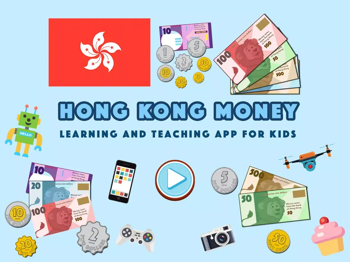 Hong Kong Money - Learning and Teaching app for kids iPad  Screenshots