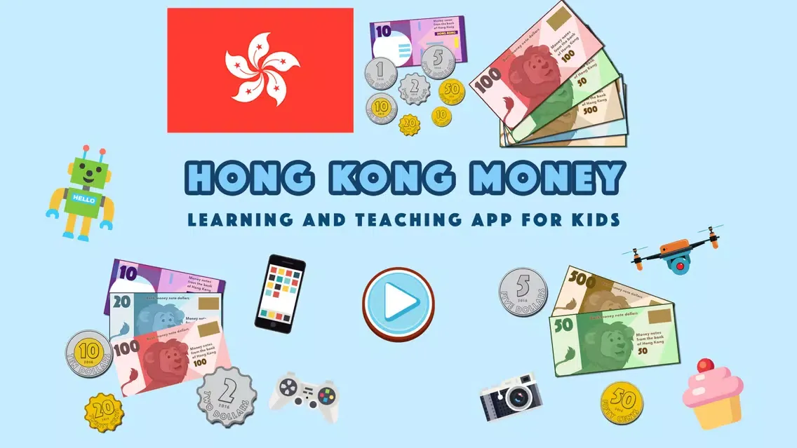 Hong Kong Money - Learning and Teaching app for kids Screenshots