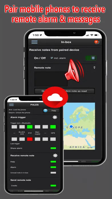 PALES: Mobile security system スクリーンショット