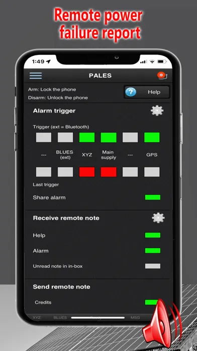 PALES: Mobile security system スクリーンショット