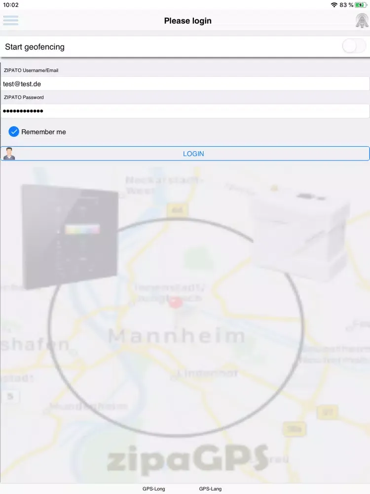 Zrzuty ekranu zipaGPS PRO iPad 