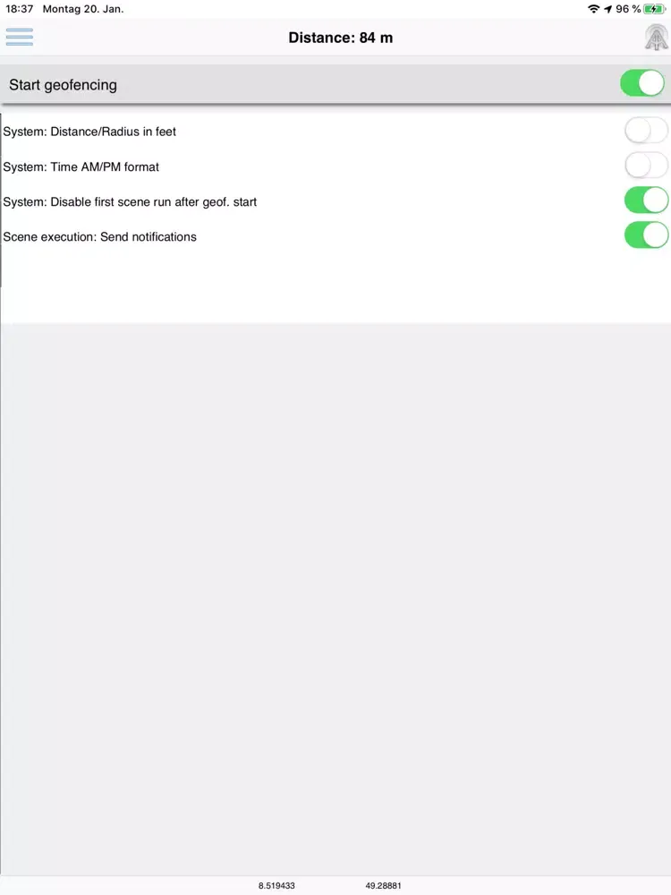 Zrzuty ekranu zipaGPS PRO iPad 