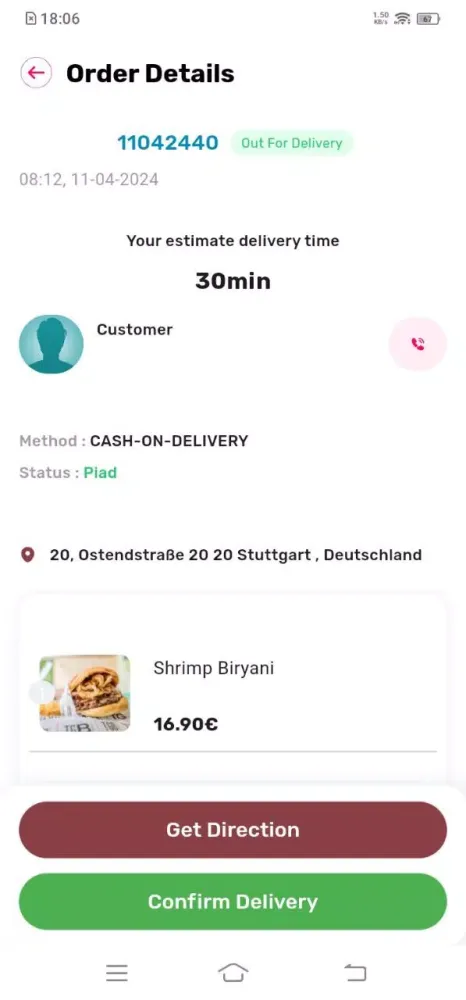 Delivery Man - Stuttgart سکرین شاٹس