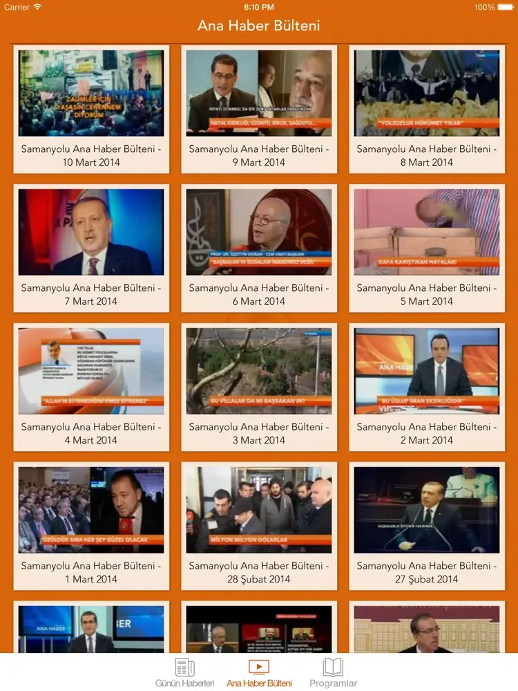 Tangkapan skrin SHaber TV iPad 