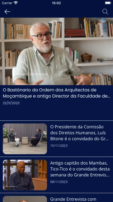 Capturas de tela do STV Play
