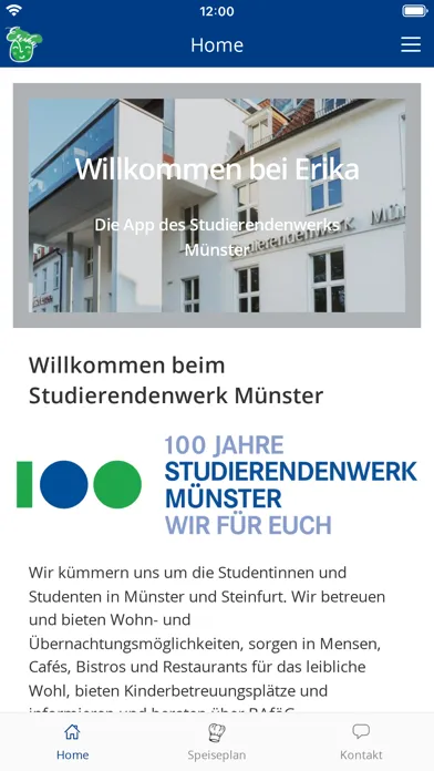Capturas de tela do ERIKA vom STW Münster