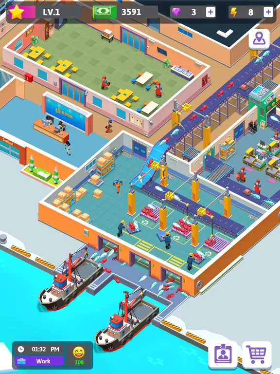 صور Idle Seafood Tycoon iPad 