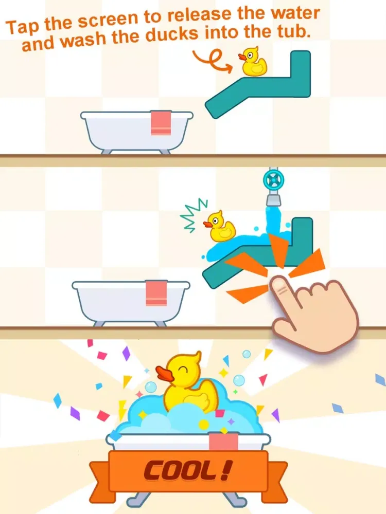Splash The Duck iPad  Screenshots