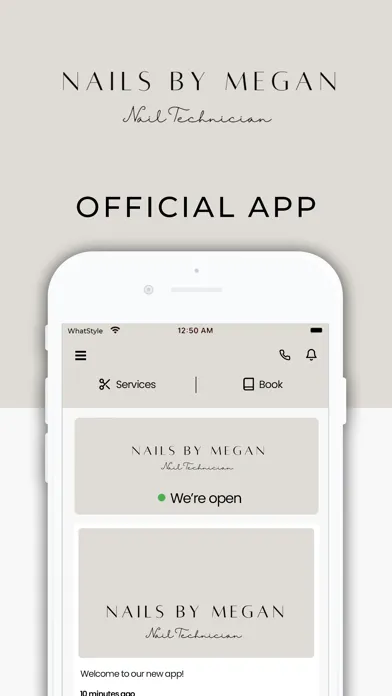 Ảnh chụp màn hình của Nails by Megan