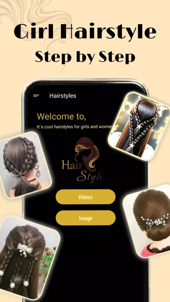 Zrzuty ekranu Girls Hairstyles step by step