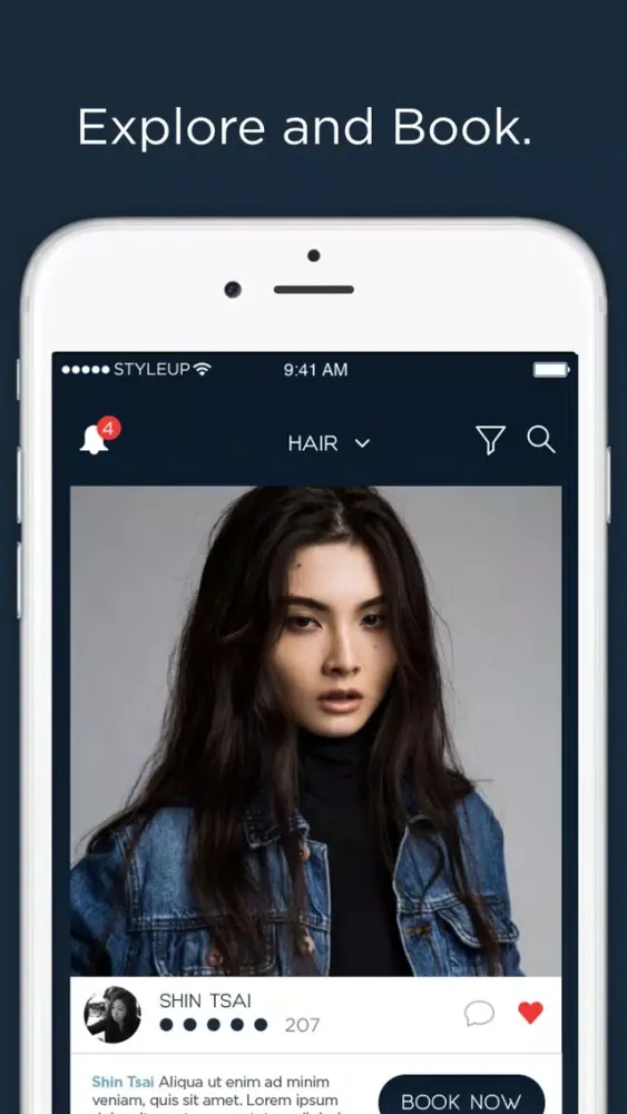 StyleUp for Consumers - Booking Beauty Service Screenshots