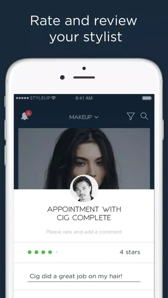 StyleUp for Consumers - Booking Beauty Service Screenshots
