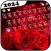 Stylish Red Rose Keyboard