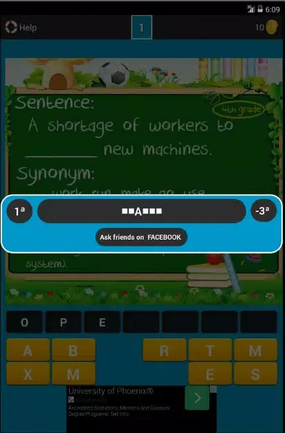 Vocabulary Games スクリーンショット