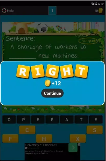 Vocabulary Games スクリーンショット