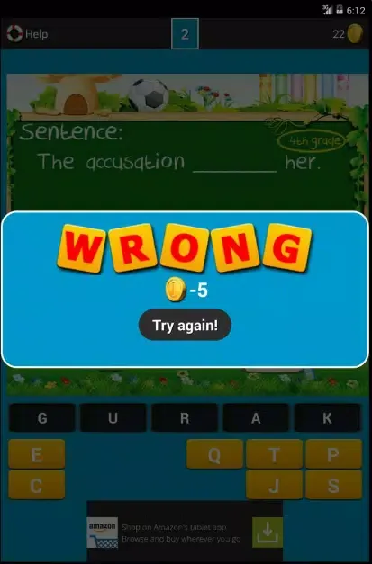 Vocabulary Games スクリーンショット