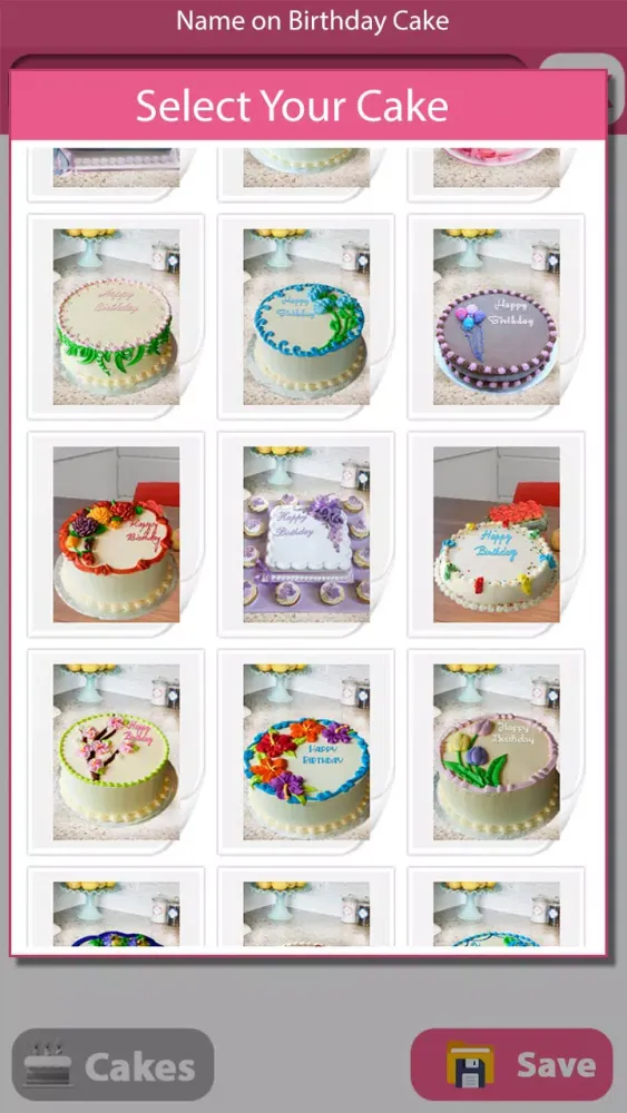 Screenshot di Name on Birthday Cake
