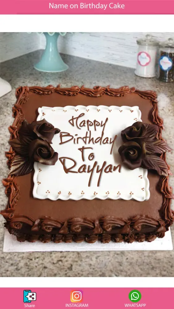 Screenshot di Name on Birthday Cake
