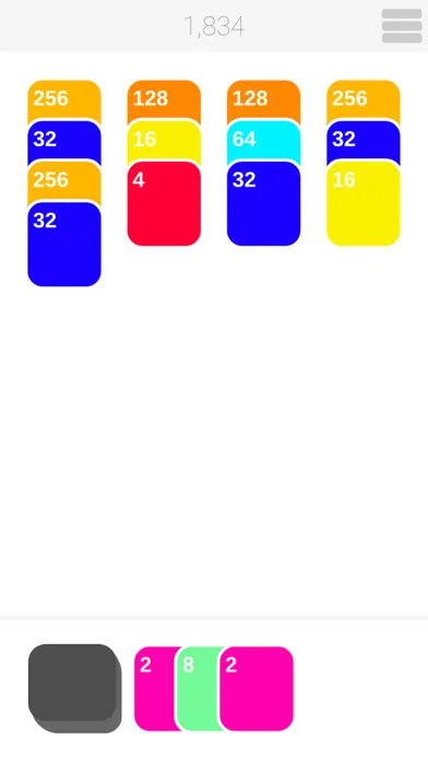 Capturas de pantalla de 2048 Solitaire