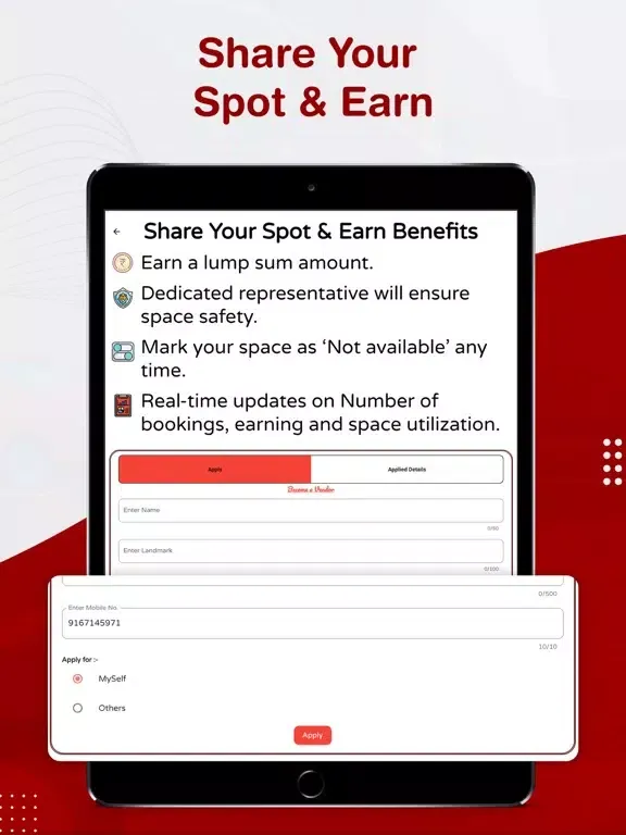 Captures d'écran de ParkingAdda | Park Safe&Smart iPad 